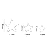 Stainless Steel Silver Hollow Frame Bezel Charms Pendants Connectors