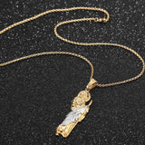 St. Jude Thaddeus Religious Charm Pendant Necklace