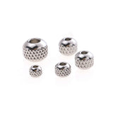 Stainless Steel Grid Tire Beads Spacer Loose Beads