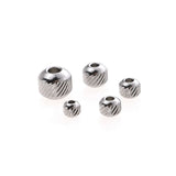Stainless Steel Grid Tire Beads Spacer Loose Beads