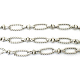 Stainless Steel Twist Necklace Half Finished Chain Classic Style Women's Jewelry