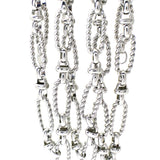 Stainless Steel Twist Necklace Half Finished Chain Classic Style Women's Jewelry