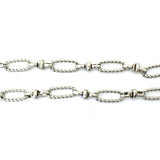 Stainless Steel Twist Necklace Half Finished Chain Classic Style Women's Jewelry