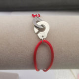 Stainless Steel Handcuff Bracelet Menottes Bijoux Corde