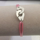 Stainless Steel Handcuff Bracelet Menottes Bijoux Corde