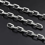 Stainless Steel Chain Jewelry Making Cuban Link Necklace Men Woman