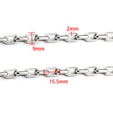 Stainless Steel Chain Jewelry Making Cuban Link Necklace Men Woman