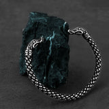 Snake Head Bracelet Men's Cuff Punk Jewelry