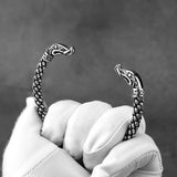 Snake Head Bracelet Men's Cuff Punk Jewelry