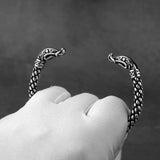 Snake Head Bracelet Men's Cuff Punk Jewelry