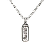 Stainless Steel Cola Pendant Necklace Vintage Hip Hop Can Drink Necklaces