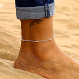 Heart Star Anklets Stainless Steel Leg Bracelet Foot Jewelry
