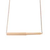 Engraveable Stainless Steel Hidden Pendant Necklace
