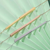 Engraveable Stainless Steel Hidden Pendant Necklace