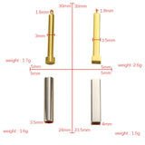 10pcs Hidden Secret Bar Pendant Blank for Engraving Stainless Steel Pipe Record