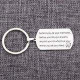 Stainless Steel High Keychain Lover Sisters Graduation Gift