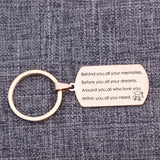 Stainless Steel High Keychain Lover Sisters Graduation Gift