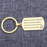 Stainless Steel High Keychain Lover Sisters Graduation Gift
