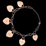 Custom Stainless Steel Nameplate Chain Bracelet for Men and Women