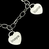 Custom Stainless Steel Nameplate Chain Bracelet for Men and Women