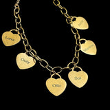 Custom Stainless Steel Nameplate Chain Bracelet for Men and Women
