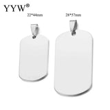 Stainless Steel Hip Pop Pendants For DIY Necklaces Jewelry Making Pendant