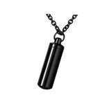 Stainless Steel Ashes Urn Pendant Cremation Necklace 3 Colors