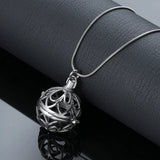 Stainless Steel Hollow Cage Ball Box Pendant for DIY Perfume Jewelry
