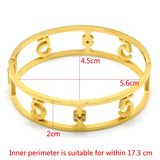 Stainless Steel Number 5 Cuff Bracelet for Women