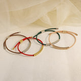 Stainless Steel Braided Rope Bracelet Friendship
