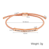 Stainless Steel Braided Rope Bracelet Friendship