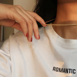 Stainless Steel Horsewhip Chain Necklace Women Choker Long Chains Collars