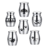 Stainless Steel Pet Cremation Urn Casket Funeral Ashes Memorial Container