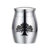 Stainless Steel Pet Cremation Urn Casket Funeral Ashes Memorial Container
