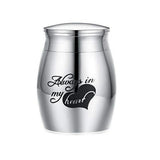 Stainless Steel Pet Cremation Urn Casket Funeral Ashes Memorial Container