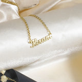 Stainless Steel Ikram Name Necklace Waterproof Pendant Christmas Gift