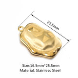 Stainless Steel Geometry Charms Jewelry DIY Accessories