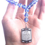 Stainless Steel Evil Eye Car Mirror Pendant Necklace Gift