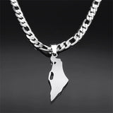 Stainless Steel Magen Star of David Necklace Jewish Hexagram Pendant