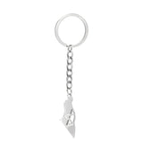 Stainless Steel Star of David Keychain Necklace