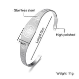 St. Benedict Cross Cuff Bracelet for Women