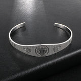 St. Benedict Cross Cuff Bracelet for Women