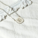 Stainless Steel A-Z Initial Pendant Necklace Women Boy Girl Birthday Gift
