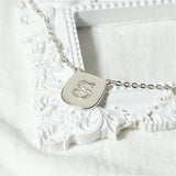 Stainless Steel A-Z Initial Pendant Necklace Women Boy Girl Birthday Gift