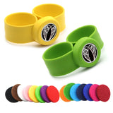 Stainless Steel Bangle Silicone Bracelet