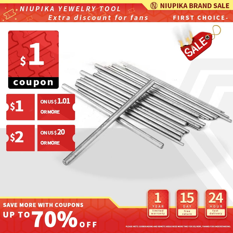 Stainless Steel Jewelry Cored Rod for Ring Making DIY