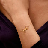 Personalized Cursive Script Name Bracelet for Women