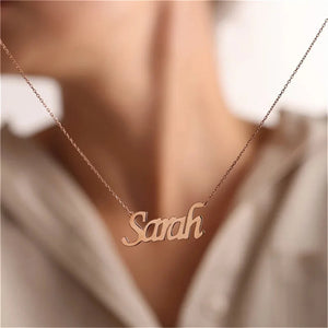 Custom Name Necklace for Women - Stainless Steel