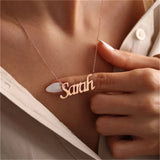 Custom Name Necklace for Women - Stainless Steel