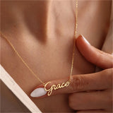 Custom Name Necklace for Women - Stainless Steel